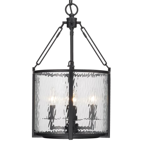Z-Lite Barrington 4 Light 12" Wide Pendant Matte Black