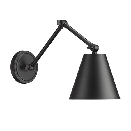 Z-Lite Regent 8" Tall Wall Sconce Matte Black
