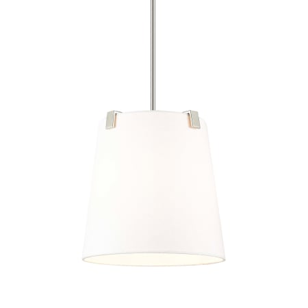 Z-Lite Weston 3 Light 13" Wide Pendant with Shade Brushed Nickel