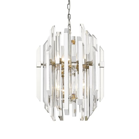 Z-Lite Bova 9 Light 20" Wide Crystal Chandelier Polished Nickel