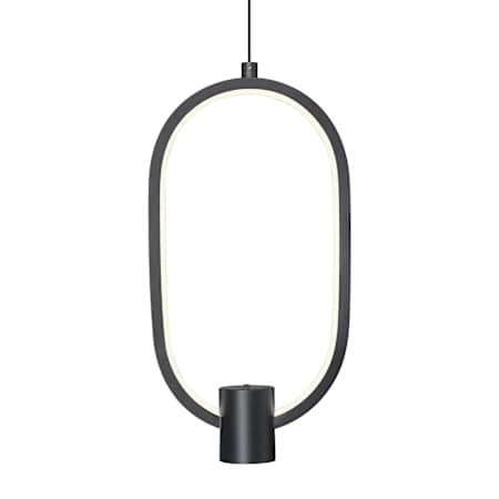 Z-Lite Saros 7" Wide LED Mini Pendant Matte Black