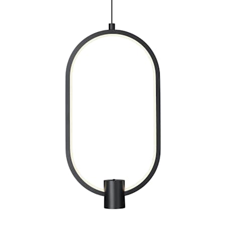 Z-Lite Saros 9" Wide LED Mini Pendant Matte Black