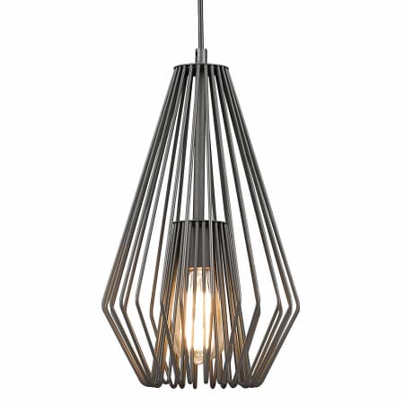 Z-Lite Quintus 9" Wide Cage Mini Pendant Bronze