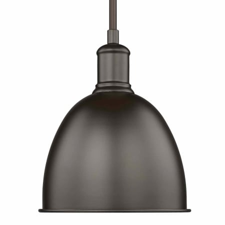 Z-Lite Sawyer 8" Wide Mini Pendant Bronze