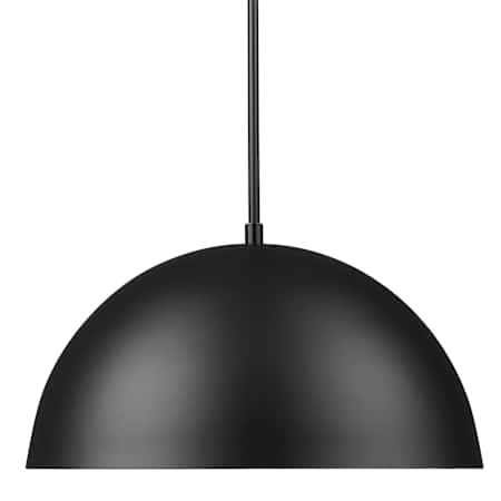 Z-Lite Vega 3 Light 24" Wide Pendant Matte Black