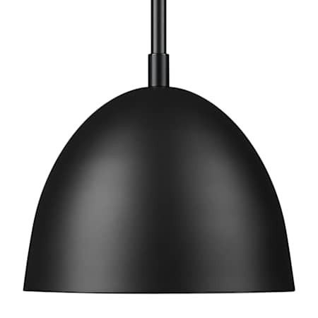 Z-Lite Vega 8" Wide Mini Pendant Matte Black
