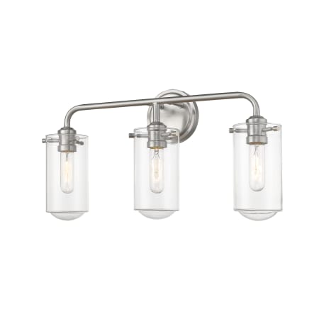 Z-Lite Delaney 3 Light 22" Wide Bathroom Vanity Light Brushed Nickel