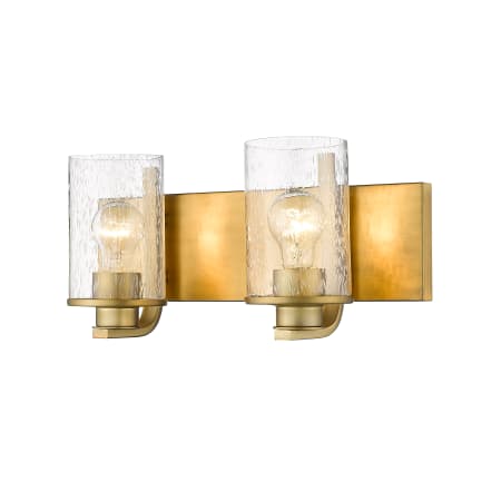Z-Lite Beckett 2 Light 16" Wide Bathroom Vanity Light Olde Brass