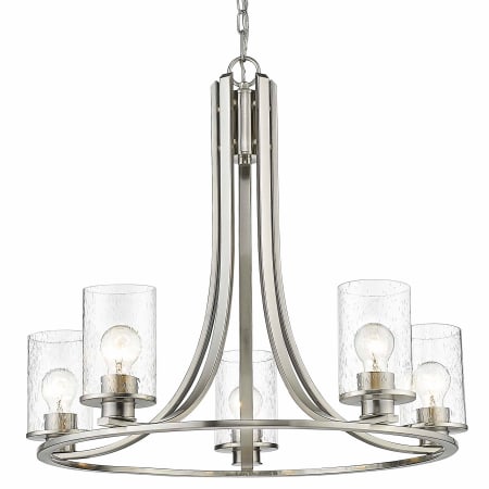Z-Lite Beckett 5 Light 27" Wide Chandelier Brushed Nickel