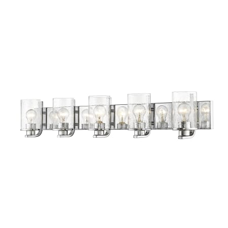 Z-Lite Beckett 5 Light 42" Wide Bathroom Vanity Light Chrome