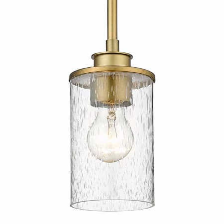 Z-Lite Beckett 5" Wide Mini Pendant Olde Brass