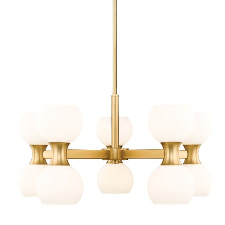 Z-Lite Artemis 10 Light 25" Wide Chandelier Modern Gold