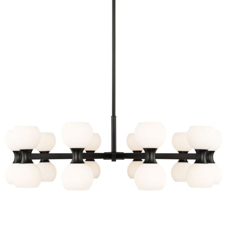Z-Lite Artemis 20 Light 42" Wide Chandelier Matte Black