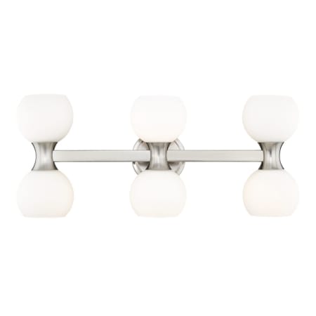 Z-Lite Artemis 6 Light 11" Wide Vanity Light Brushed Nickel