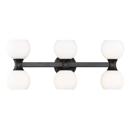 Z-Lite Artemis 6 Light 11" Wide Vanity Light Matte Black