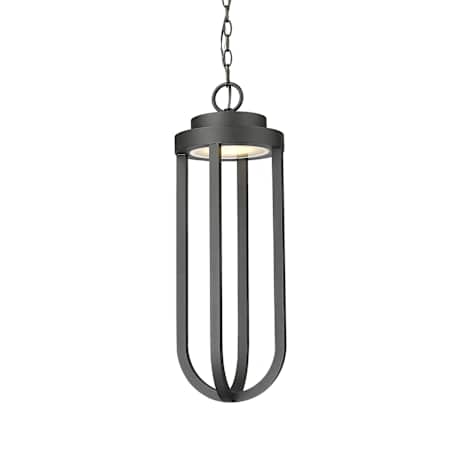 Z-Lite Leland 9" Wide Marine Grade Outdoor Pendant Sand Black