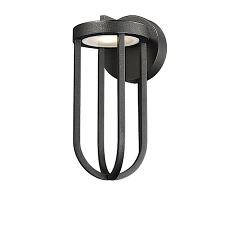 Z-Lite Leland 13" Tall Marine Grade Outdoor Wall Sconce Sand Black