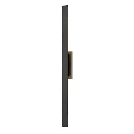 Z-Lite Stylet 60" Tall Marine Grade Outdoor Wall Sconce Sand Black