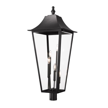 Z-Lite Gannon 5 Light 41" Tall Marine Grade Post Light Black