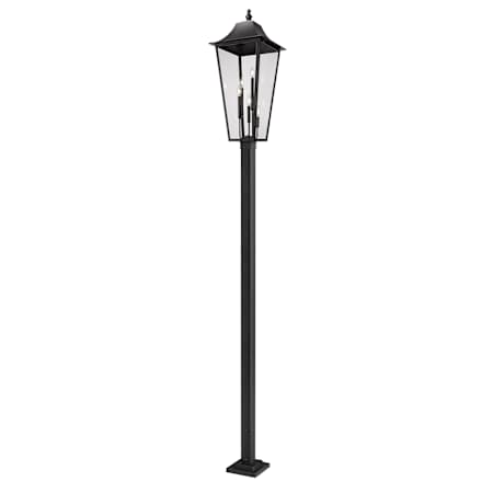 Z-Lite Gannon 5 Light 133" Tall Post Light Black