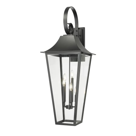 Z-Lite Gannon 5 Light 44" Tall Marine Grade Outdoor Wall Sconce Black
