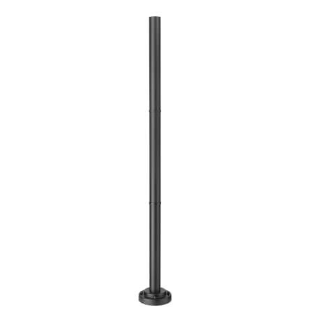 Z-Lite 76" Tall Marine Grade Outdoor Post Black