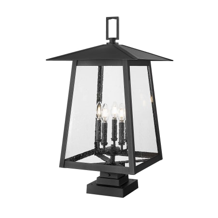 Z-Lite Rainer 5 Light 29" Tall Marine Grade Post Light Black