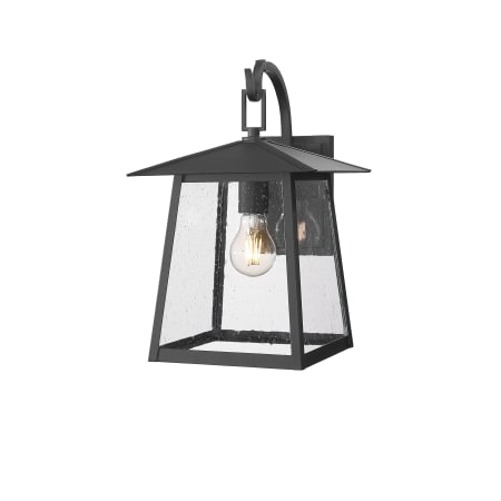Z-Lite Rainer 15" Tall Marine Grade Outdoor Wall Sconce Black