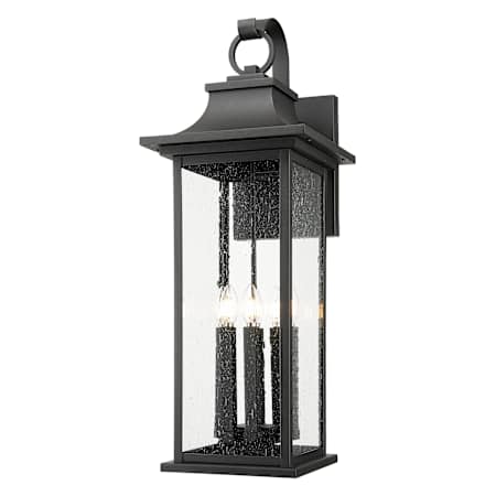 Z-Lite Tiberius 6 Light 34" Tall Outdoor Wall Sconce Black