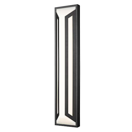Z-Lite Banff 28" Tall LED Outdoor Wall Sconce Sand Black