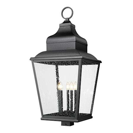 Z-Lite Raphael 5 Light 40" Tall Post Light Sand Black