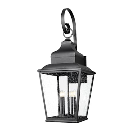 Z-Lite Raphael 5 Light 46" Tall Outdoor Wall Sconce Sand Black