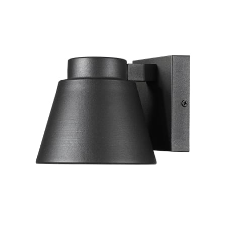 Z-Lite Asher 5" Tall Marine Grade LED Outdoor Wall Sconce Black