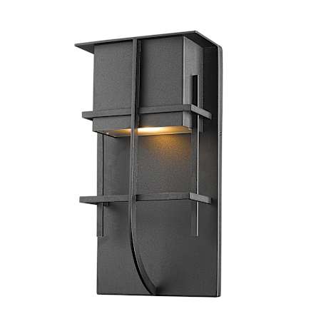 Z-Lite Stillwater 15" Tall LED ADA Compliant Wall Sconce - 2700K Black