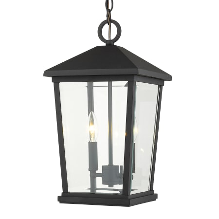 Z-Lite Beacon 2 Light Marine Grade 10" Wide Outdoor Mini Pendant Black