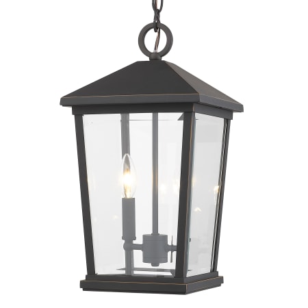 Z-Lite Beacon 2 Light Marine Grade 10" Wide Outdoor Mini Pendant Oil Rubbed Bronze