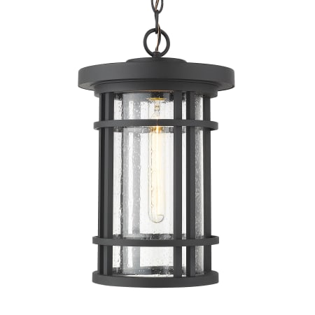 Z-Lite Jordan 10" Wide Outdoor Pendant Black