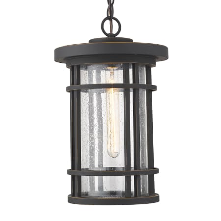 Z-Lite Jordan 10" Wide Outdoor Pendant Oil Rubbed Bronze