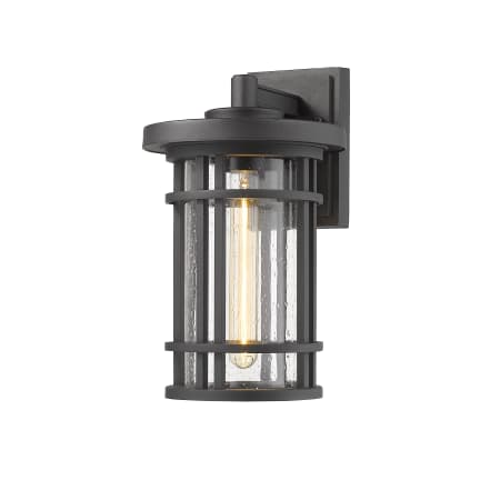 Z-Lite Jordan 13" Tall 1 Light Wall Sconce Black