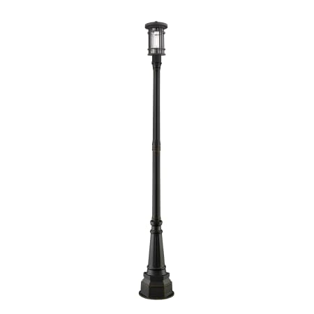 Z-Lite Jordan 97" Tall Outdoor Single Head Post Light Oil Rubbed Bronze