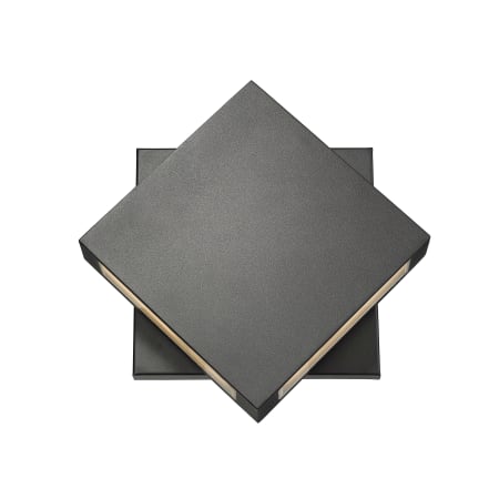 Z-Lite Quadrate 11" Tall 1 Light LED Adjustable Wall Sconce - 2700K Black