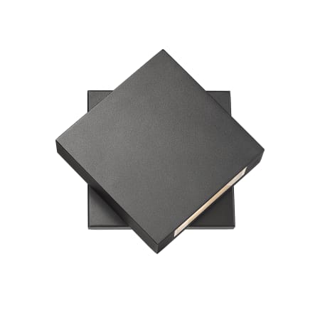 Z-Lite Quadrate 9" Tall LED Adjustable Wall Sconce - 2700K Black