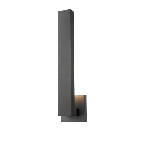 Z-Lite Edge 19" Tall LED Outdoor Wall Sconce Black