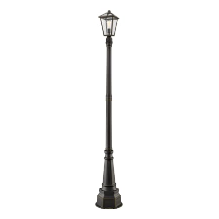 Z-Lite Talbot 97" Tall Outdoor Single Head Post Light Rubbed Bronze