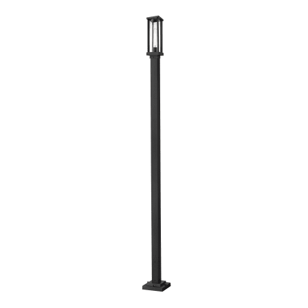 Z-Lite Glenwood 109" Tall Outdoor Single Head Post Light Black