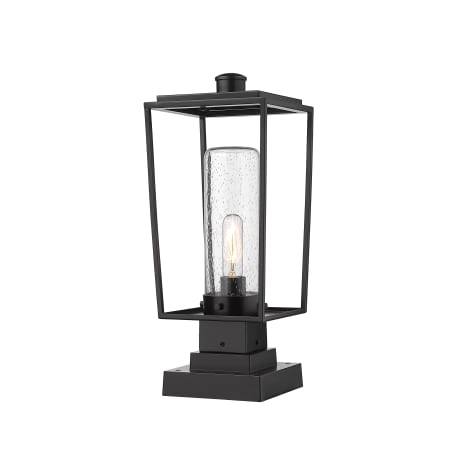 Z-Lite Sheridan 20" Tall Outdoor Pier Mount Post Light Black