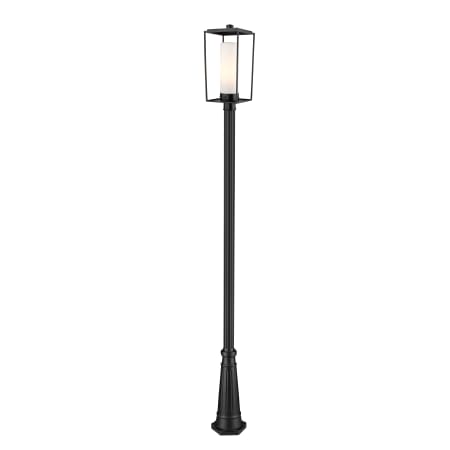 Z-Lite Sheridan 117" Tall Outdoor Single Head Post Light Black