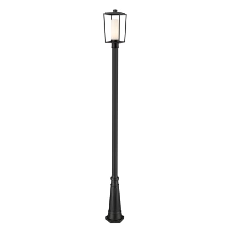 Z-Lite Sheridan 112" Tall Outdoor Single Head Post Light Black