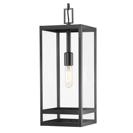 Z-Lite Nuri 8" Wide Outdoor Mini Pendant Black
