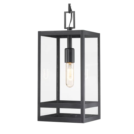Z-Lite Nuri 8" Wide Outdoor Mini Pendant Black